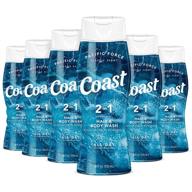 🛀 coast care 2 in 1 hair &amp; body wash pacific force - all day shower fresh feel (pack of 6) logo