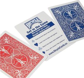 img 3 attached to 🃏 Bicycle Poker Size Playing Cards - Varying Colors: Red, Blue, or Black