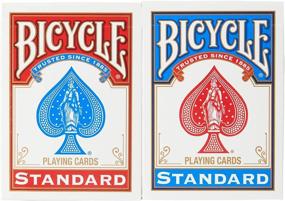 img 4 attached to 🃏 Bicycle Poker Size Playing Cards - Varying Colors: Red, Blue, or Black