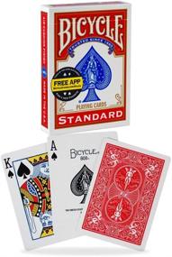 img 1 attached to 🃏 Bicycle Poker Size Playing Cards - Varying Colors: Red, Blue, or Black