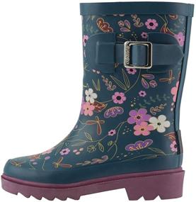 img 4 attached to 👢 Stylish and Durable OAKI Kids Rubber Rain Boots with Buckle: Ultimate Waterproof Protection for Active Kids