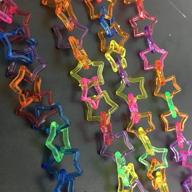 power of dream: 100pcs neon star shape chain links for kid diy: parrot bird foot parts and toy logo
