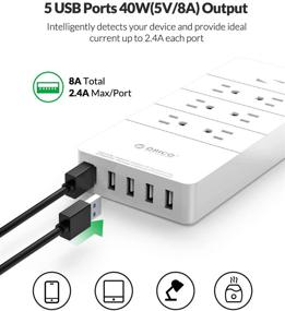img 3 attached to ORICO 6-розеточная защита с максимальной зарядкой