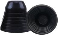 🚘 flexible car headlight dustproof housing shell cap - koomtoom led xenon dust cover rubber seal cap, 2 pack - available in sizes: 75mm, 80mm, 85mm, 90mm, 95mm, and 100mm logo