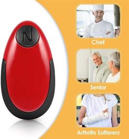 img 3 attached to 🔌 Easy Open Electric Can Opener for Arthritis and Seniors - Smooth Edge, Any Size - Best Kitchen Gadget