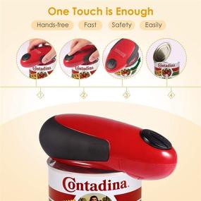 img 2 attached to 🔌 Easy Open Electric Can Opener for Arthritis and Seniors - Smooth Edge, Any Size - Best Kitchen Gadget