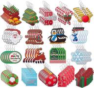 enhance your holiday gift wrapping with joyin 90-piece large christmas gift tag set in 18 assorted designs logo