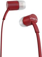sol republic 1112-73 jax in-ear headphones with single-button remote and microphone logo