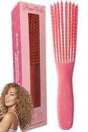 💆 detangling flexi brush for curly hair by rizos curls - glide and detangle with ease, zero pulling or discomfort logo