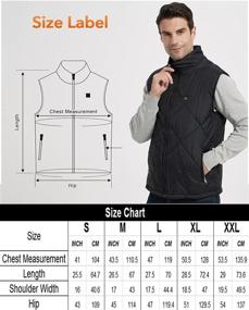 img 3 attached to 🧥 Heated Vest for Men Women: Stay Warm in Winter with 8 Heated Zones (USB Charging, Battery Not Included)