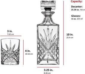 img 1 attached to Crystal Decanter Glasses by James Scott