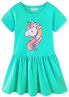 👗 littlespring toddler dresses with patterned sleeves - girls' clothing and dresses logo