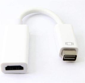 img 1 attached to 🔌 Адаптер высокого качества Mini DVI to HDMI для Macbook и iMac | Кабель M/F - Адаптер MacBook Mini DVI - Мини-адаптер DVI мужской к HDMI женский | Вариант из чистой меди