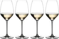 🍷 riedel extreme riesling wine glass set, 4-pack (1 piece), crystal clear logo