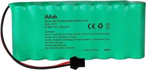 img 4 attached to iMah Ryme B49 8-Cell 9.6V AA Battery Pack 2000mAh High Capacity Ni-MH Rechargeable for RC Cars & Trucks SeaRanger PC-8500