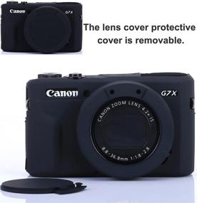 img 2 attached to Pocoukate Camera Body Case For Canon G7X Mark III Silicone Case Cover With Optical 9H Hardness 0