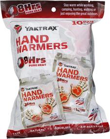 img 1 attached to 🔥 Yaktrax Hand Warmers Pair for Men - 8 Hours of Warmth - Essential Accessories