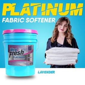 img 2 attached to 🌸 Platinum Lavender Fabric Softener - Ultra Fresh 5 Gallons (640 oz) - Up to 640 Loads