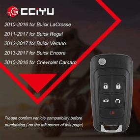 img 3 attached to Cciyu Replacement Keyless Transmitter OHT01060512 Interior Accessories for Anti-Theft