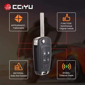 img 1 attached to Cciyu Replacement Keyless Transmitter OHT01060512 Interior Accessories for Anti-Theft