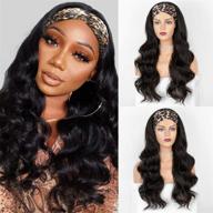 🏾 22-inch faeryle long headband wigs for black women: natural-looking, wavy synthetic wig with heat-resistant headband logo