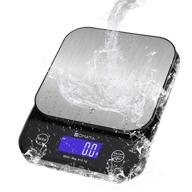 🍽️ bomata washable food scale: 0.01oz/0.1g precision, 11lbs/5kg, waterproof, usb rechargeable, stainless steel platform - ideal for cooking, baking, weight loss & more! логотип