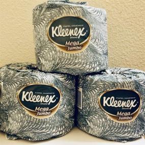 img 2 attached to 🧻 Kleenex Mega Jumbo Toilet Paper Single Rolls - 6 Pack, 2 Ply White Toilet Tissue with 400 Sheets Per Roll