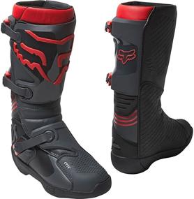 img 1 attached to Fox Racing COMP Boot Black Motorcycle & Powersports and Protective Gear