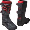 fox racing comp boot black motorcycle & powersports and protective gear logo