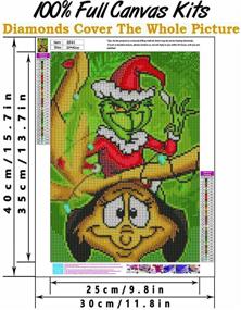 img 3 attached to Christmas Diamond Painting Kits Adults Painting, Drawing & Art Supplies