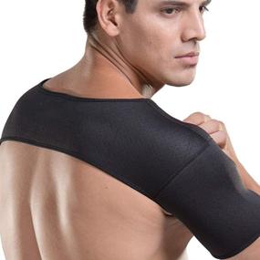 img 3 attached to Exceart Shoulder Support Adjustable Protector Sports & Fitness