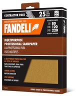 📦 fandeli 36100 assorted multipurpose sandpaper: your ultimate sanding solution logo