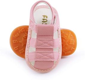img 1 attached to Sandals Rubber Newborn Toddler Walker Boys' Shoes