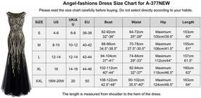 img 2 attached to Angel Fashions Flapper Mermaid Evening Women's Clothing - Patterned