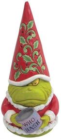 img 4 attached to Enesco Dr. Seuss The Grinch Gnome with Who Hash Figurine, 8-inch