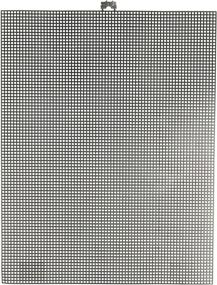 img 2 attached to 🖤 Darice #7 Black Mesh Plastic Canvas Sheet, 10.5 x 13.5 Inches - 1 Count