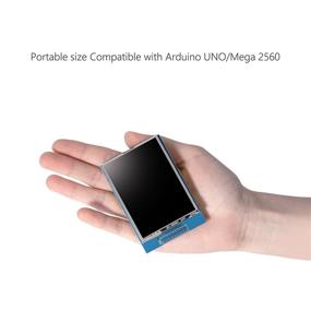 img 4 attached to 🌟 Enhance Your Arduino Experience with ELEGOO UNO R3 2.8 Inches TFT Touch Screen: SD Card Socket Included!