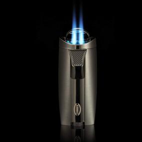 img 1 attached to Cobber Torch Cigar Lighter: Refillable Double 2 Jet Flame Butane Lighter