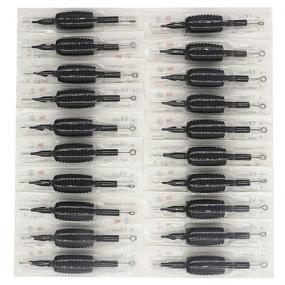 img 4 attached to 🖋️ Autdor Tattoo Needles and Tubes Combo: 20Pcs Disposable Tubes with Assorted Matching Needles - 3RL, 5RL, 7RL, 9RL, 5RS, 7RS, 9RS, 5M1, 7M1, 9M1 - Tattoo Supplies (Black+Black-20pcs)