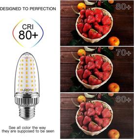 img 1 attached to Yiizon Equivalent 2000LM Non Dimmable Candelabra: Powerful Lighting Solution with No Dimming Capability