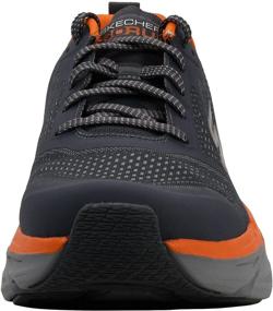 img 3 attached to Skechers CUSHION 54450 Athletic Sneakers - Black Charcoal Men's Shoes