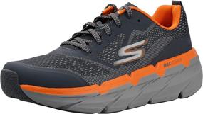 img 4 attached to Skechers CUSHION 54450 Athletic Sneakers - Black Charcoal Men's Shoes