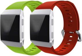 img 3 attached to Fcloud Compatible Fitbit Replacement Wristbands Wellness & Relaxation in App-Enabled Activity Trackers