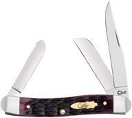 case knives bolsters cabernet stockman logo