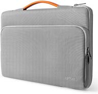 📦 tomtoc recycled laptop sleeve for 13-inch macbook air m1/a2337 2018-2021, macbook pro m1/a2337 2016-2021, 12.3 surface pro 8/x/7+/7/6, 12.9 ipad pro, dell xps 13, water-resistant accessory bag logo