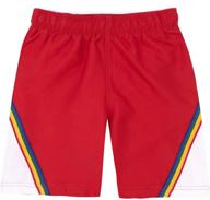🏖️ laguna vintage rainbow volley boardshorts - boys' swimwear in clothing logo