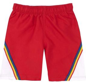 img 4 attached to 🏖️ Laguna Vintage Rainbow Volley Boardshorts - Boys' Swimwear in Clothing
