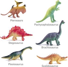 img 3 attached to 🦖 Realistic Dinosaur Toys for Toddlers - Peruser Dinosaurs: A Jurassic Adventure!