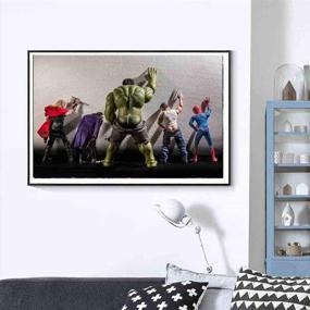 img 3 attached to Diamond Painting Captain America Avengers Painting, Drawing & Art Supplies