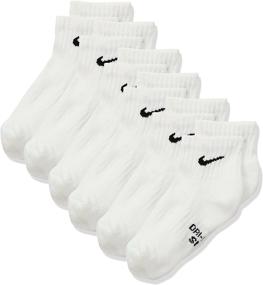 img 1 attached to 🧦 NIKE Kids Everyday Cushioned Ankle Socks (Pack of 6)